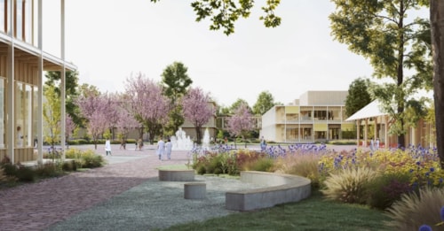 Arup, Wizualizacja koncepcji kampusu Maxa Plancka, © Atelier Tata
