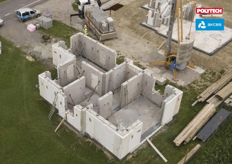 Budowa domu z prefabrykowanych paneli ściennych