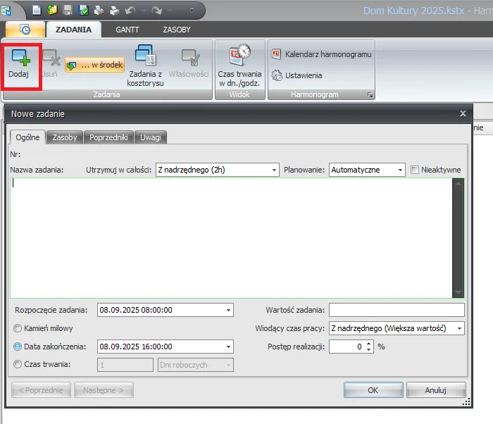 zrzut ekranu Norma EXPERT