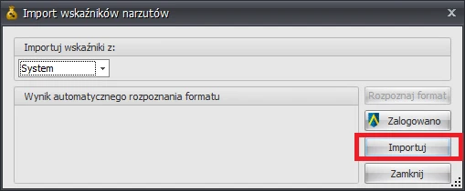zrzut ekranu Norma EXPERT
