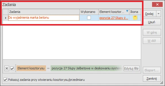 zrzut ekranu Norma EXPERT