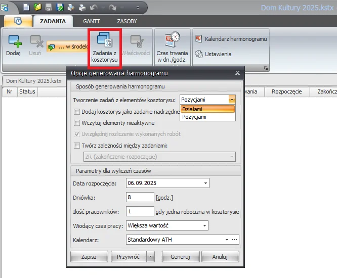 zrzut ekranu Norma EXPERT
