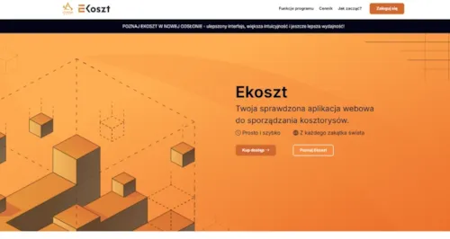 Zdjęcie z artykułu Ekoszt – nowe narzędzie do kosztorysowania online dla małych wykonawców