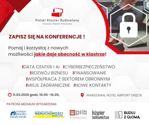 Zdjęcie z artykułu Konferencja Polskiego Klastra Budowlanego: Nowe możliwości rozwoju z Klastrem