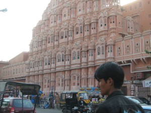 Pałac Wiatrów( Hava Mahal ) w Jaipurze - „ Różowym Mieście”